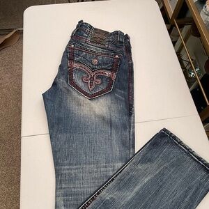 Nwot pair of Rock And Revival men Jeans retails $180 size 33/34